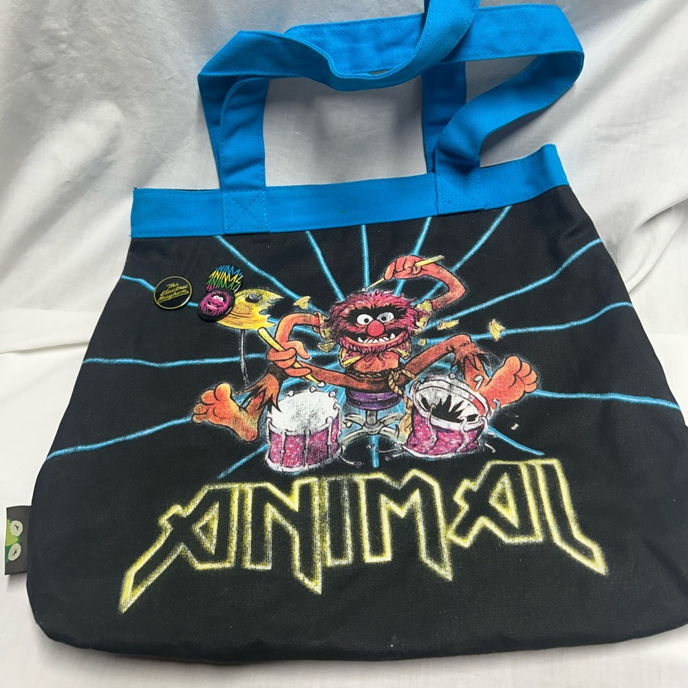 Muppets Drumming Animal Tote Bag Loungefly ( Not Marked ) Vtg